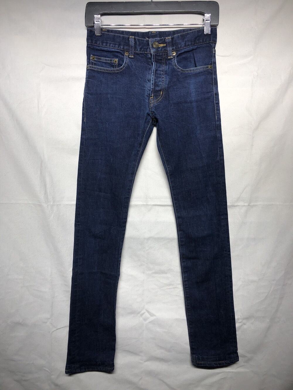 Saint Laurent Hedi 2013 D01 Women’s Skinny Jeans Denim Blue Sz 26 27x31